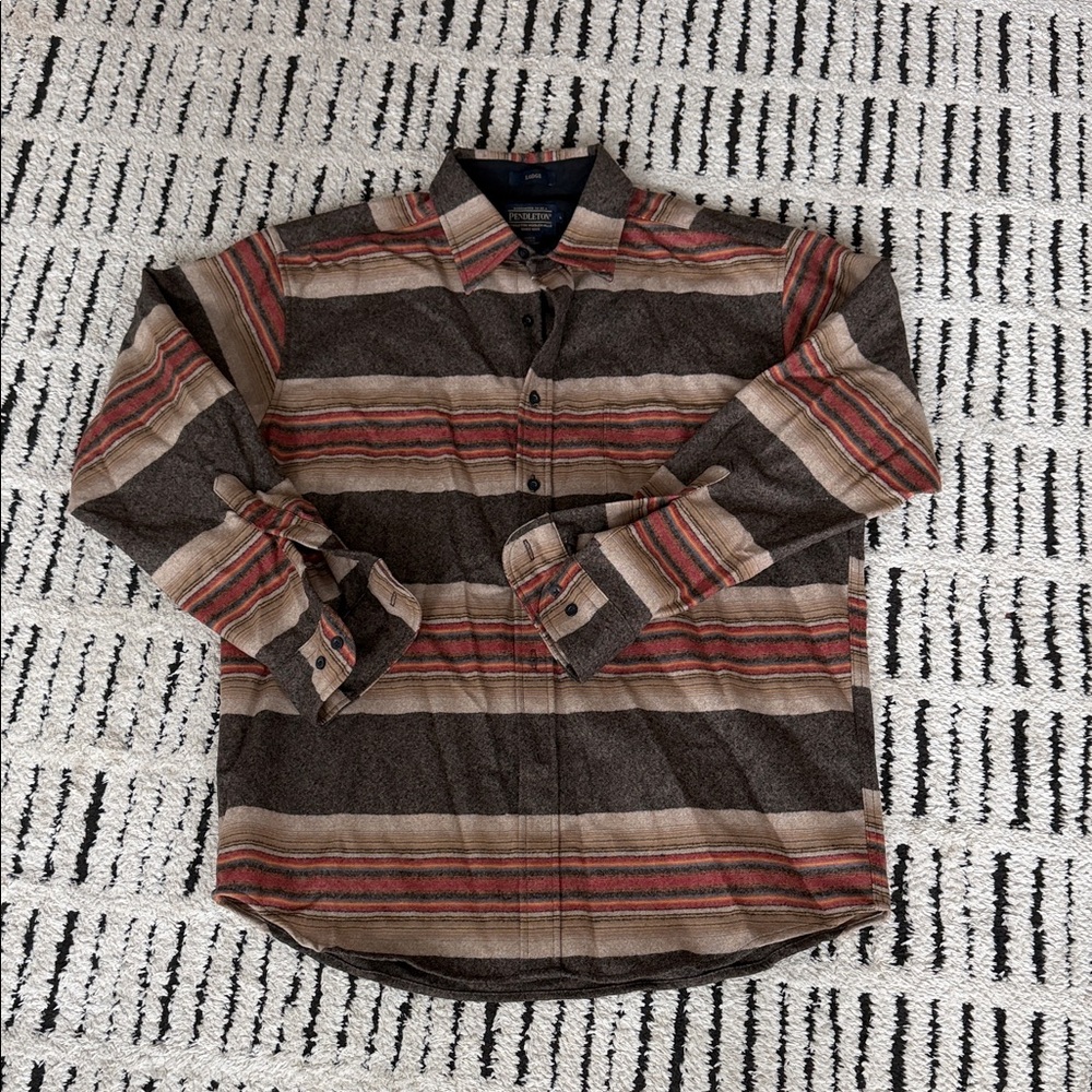 Men's Pendleton Lodge Shirt / Acadia Park Stripe